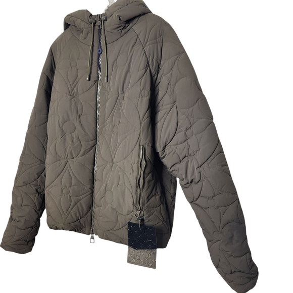 Louis Vuitton Authentic LVSE Flower Quilted Jacket 46 kaki foncé - Picture 8 of 16